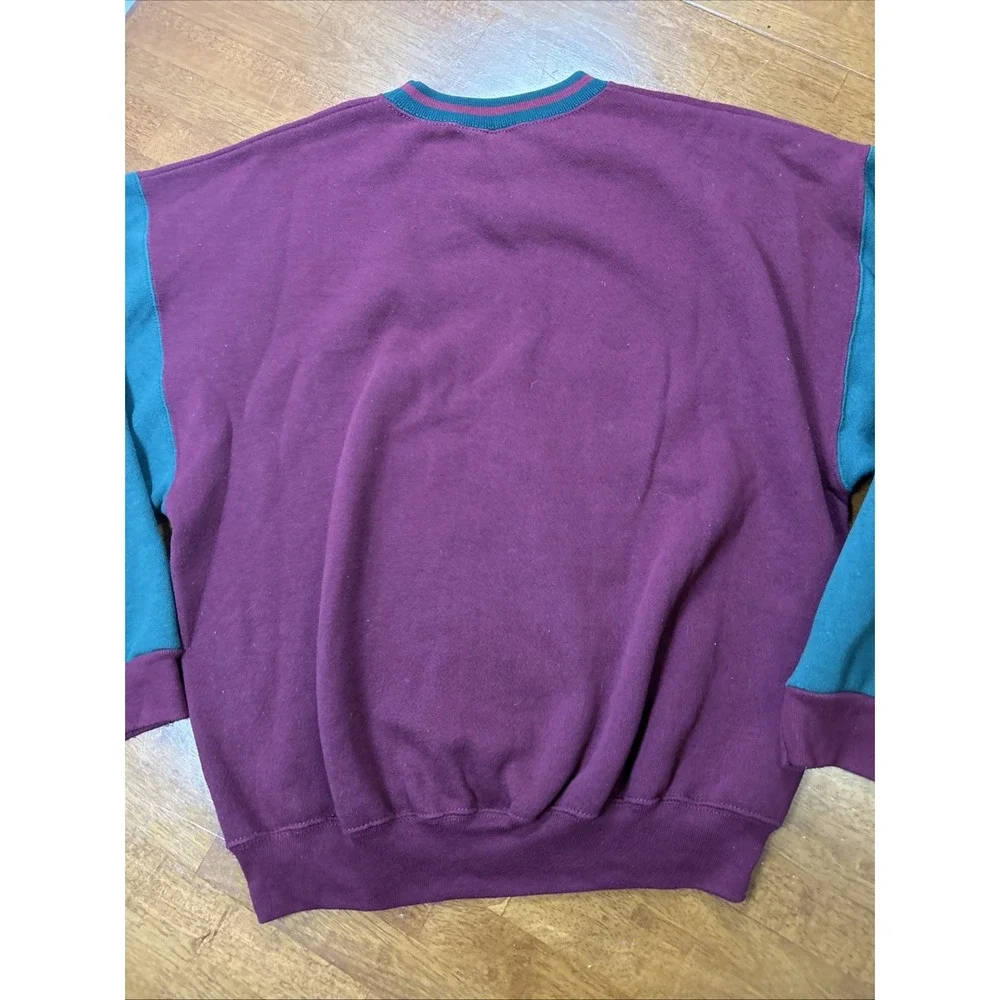 Vintage HL Miller Gold Pullover Sweatshirt Men's Size XL Made In USA Golf Red - Picture 12 of 12